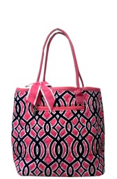 Small Quilted Tote Bag-BIA1515-PINK